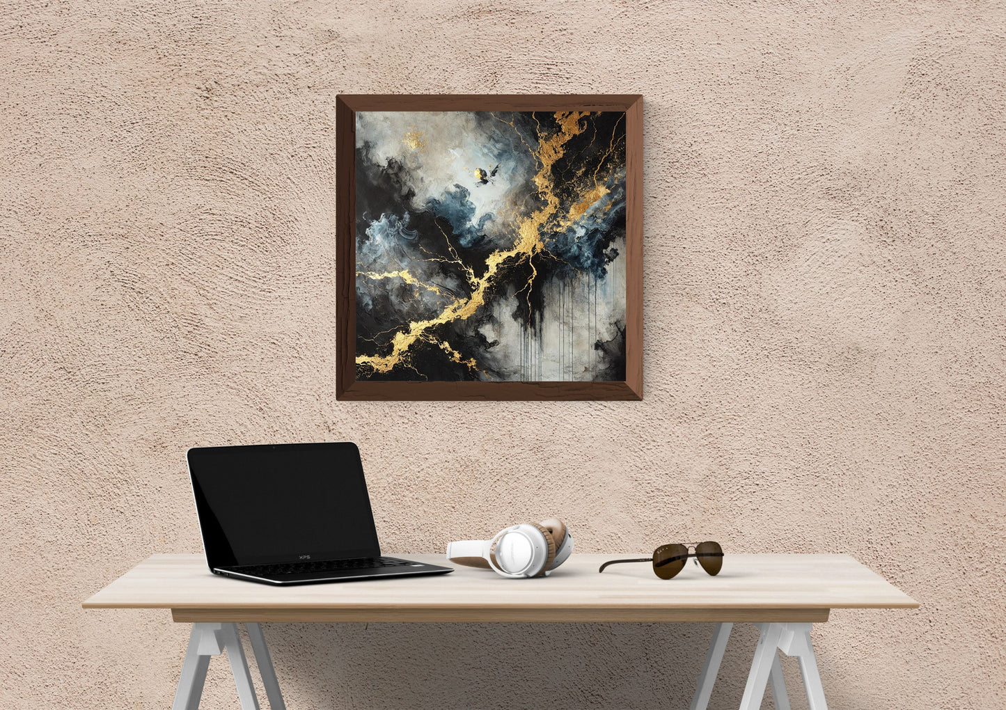 Eclipsed Reverie (30 in by 30 in) Wall Art Digital