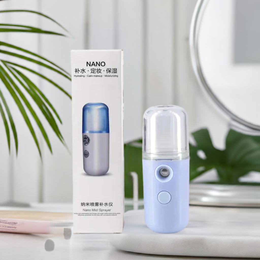 Instant Hydration Anywhere with Our Mini Facial Humidifier