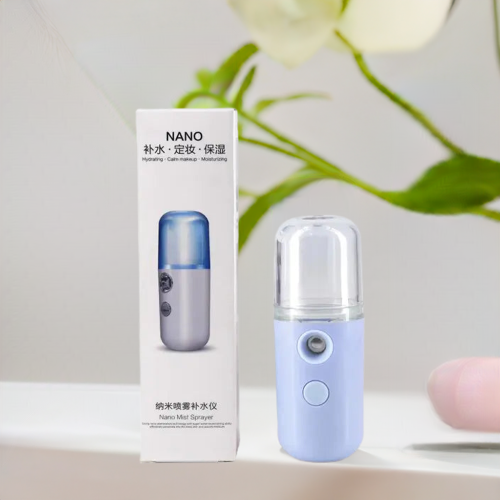 Instant Hydration Anywhere with Our Mini Facial Humidifier