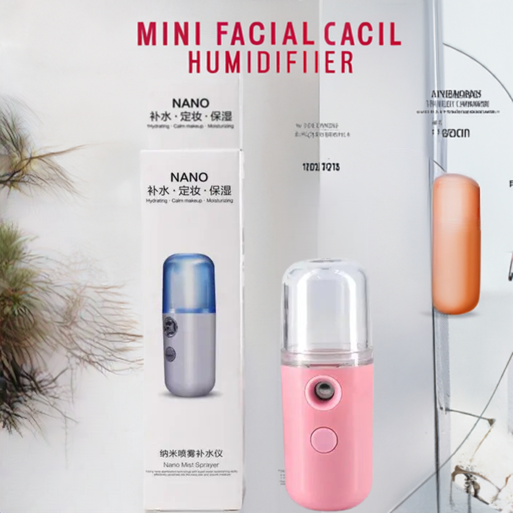 Instant Hydration Anywhere with Our Mini Facial Humidifier