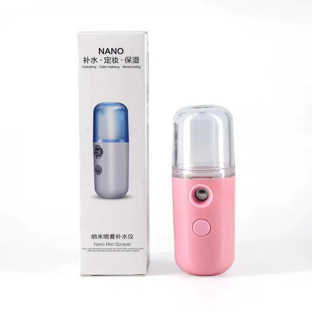 Instant Hydration Anywhere with Our Mini Facial Humidifier