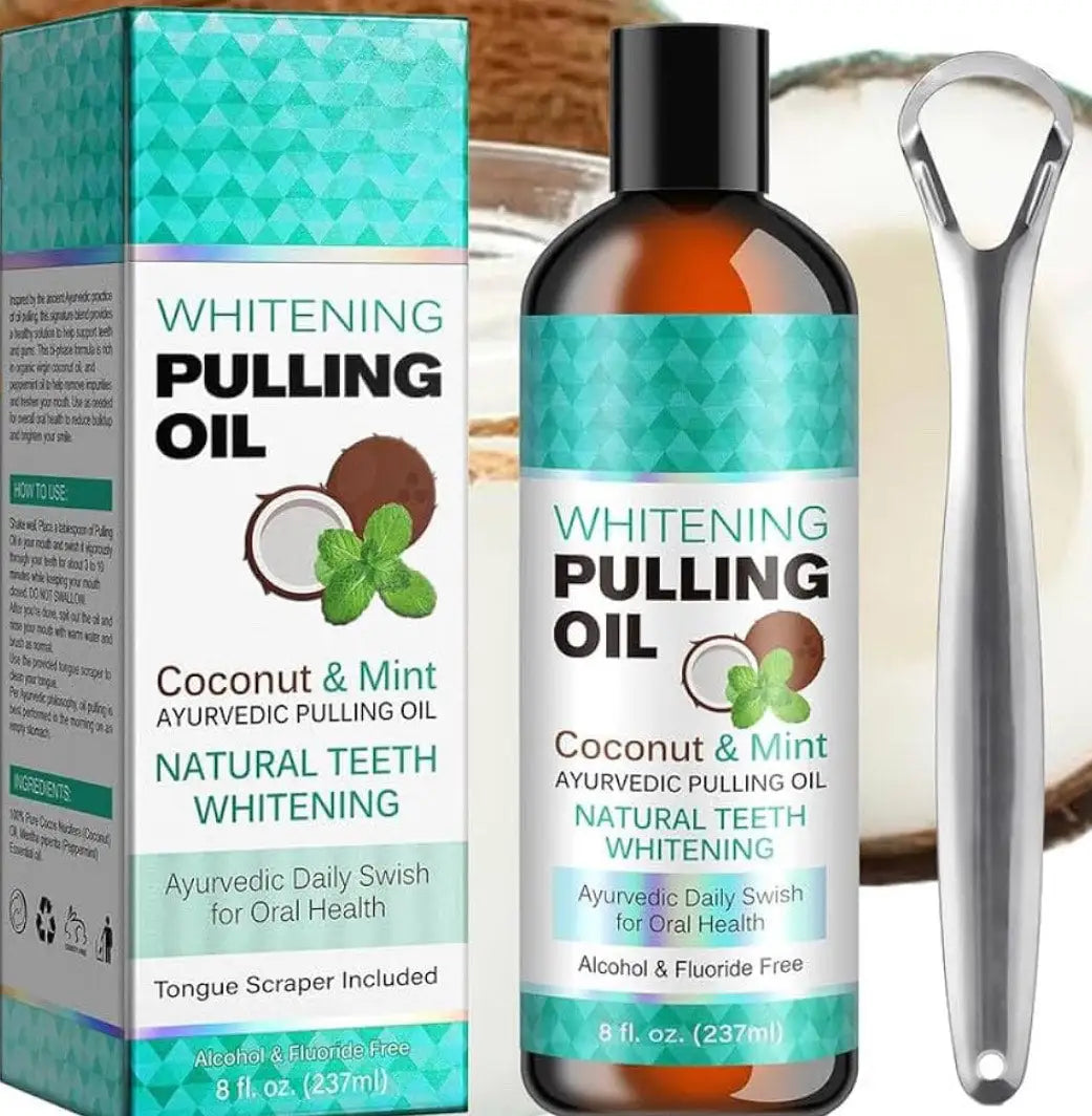 whitening pulling oil